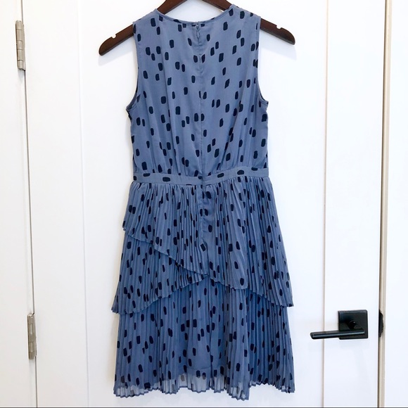 Banana Republic Dainty Polka Dot & Ruffle Dress 0P - Picture 4 of 5